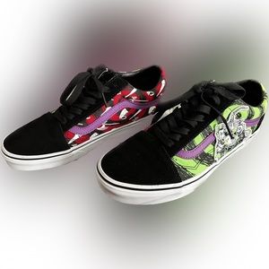Nightmare Before Christmas Old Skool Vans Shoes |VANSxNIGHTMARE BEFORE CHRISTMAS